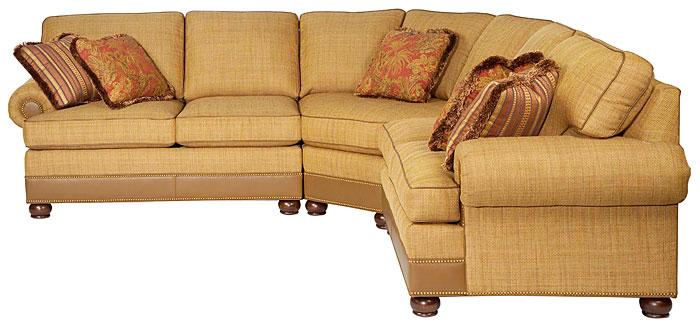 Taylor King Casual Corners K55 SECTIONAL Customizable Upholstered